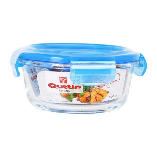 Hermetic Lunch Box Quttin Circular Crystal Blue