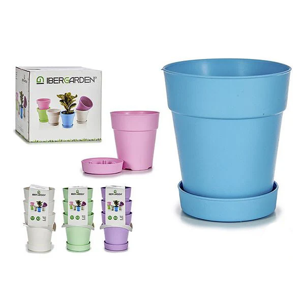 Planter Plastic (3 Pieces) (10 x 18 x 10 cm)