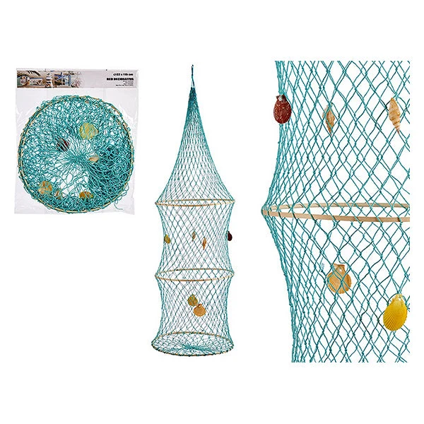 Basket Turquoise Red (34 x 115 x 34 cm)