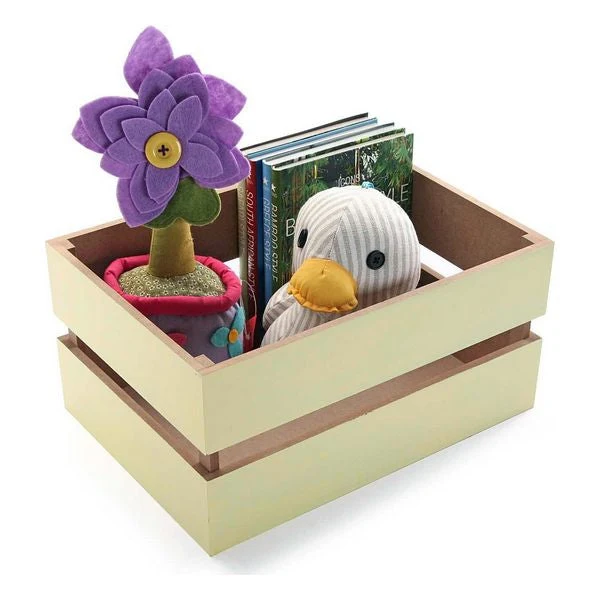Decorative box Wood (24 x 16,5 x 34 cm)