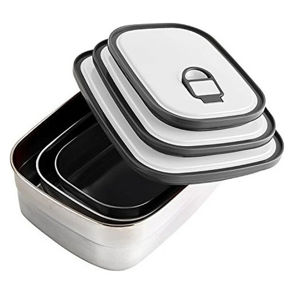 Hermetic Lunch Box Quid C&S Plastic/Stainless steel