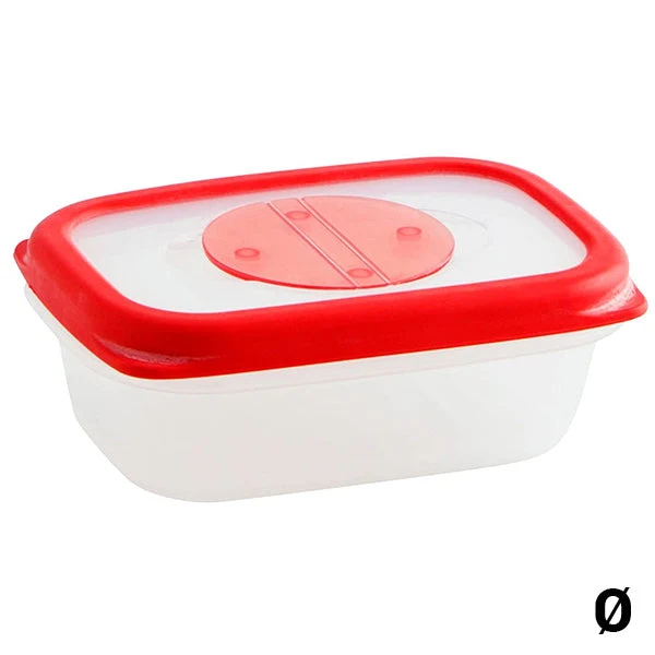 Hermetic Lunch Box Quid Frigo-Box Transparent Plastic