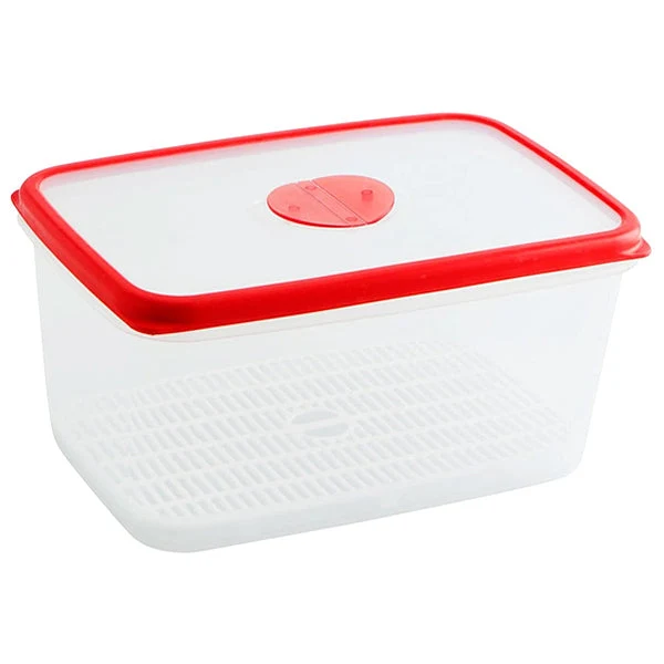 Hermetic Lunch Box Quid Frigo-Box Transparent Plastic