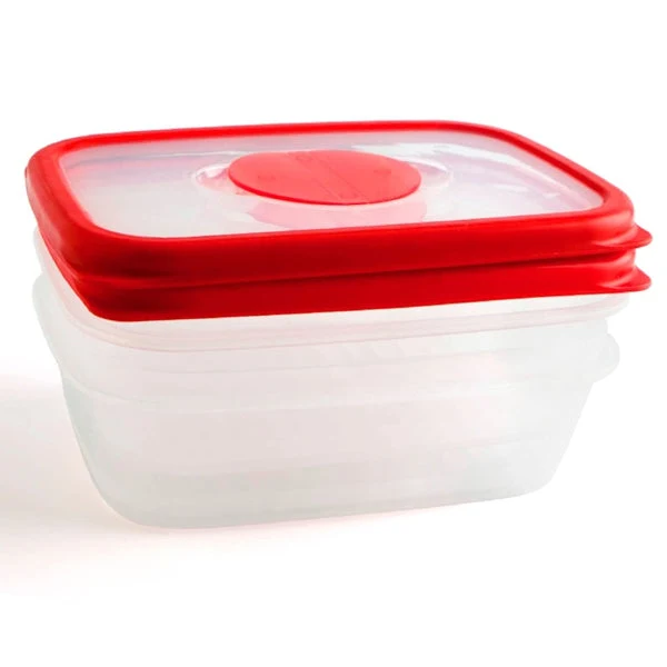 Hermetic Lunch Box Quid Frigo-Box Transparent Plastic