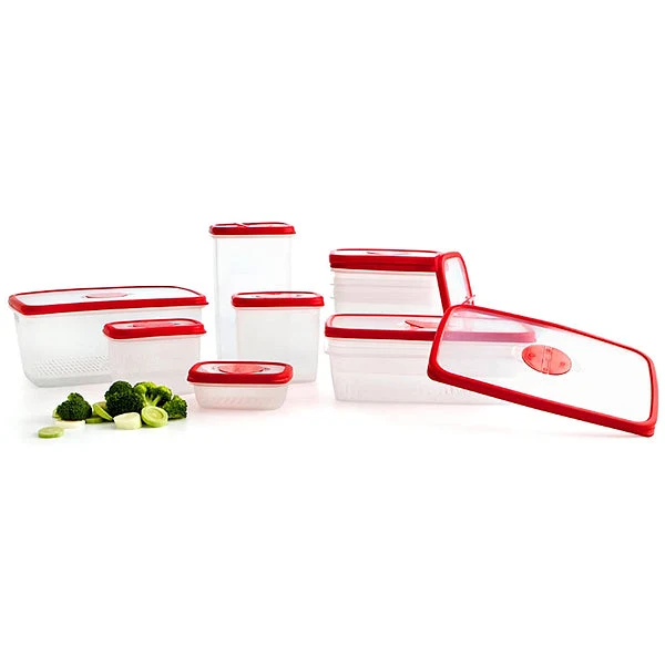 Hermetic Lunch Box Quid Frigo-Box Transparent Plastic