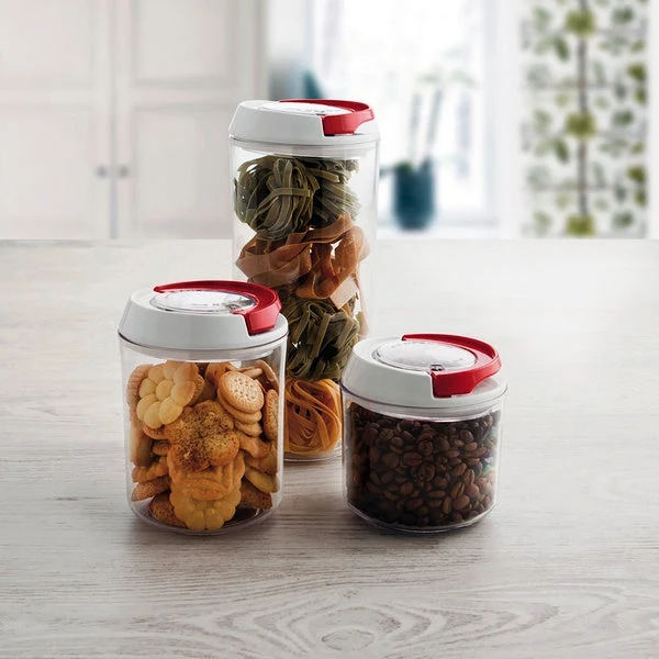 Jar Quid Dry-Box Transparent Plastic