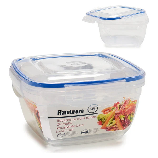Lunch box Blue Squared