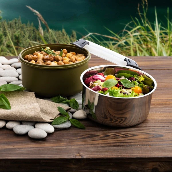 Lunch box Quid GO XTREM Stainless steel