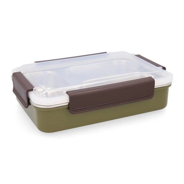 Lunch box Quid GO XTREM Stainless steel (26 x 18,5 x 7 cm)