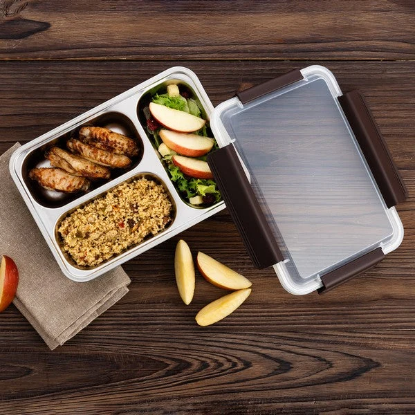 Lunch box Quid GO XTREM Stainless steel (26 x 18,5 x 7 cm)