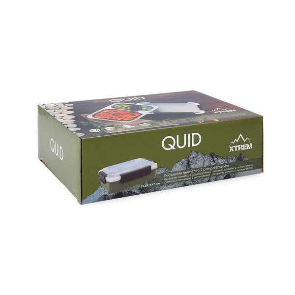 Lunch box Quid GO XTREM Stainless steel (22,5 x 16 x 7 cm)
