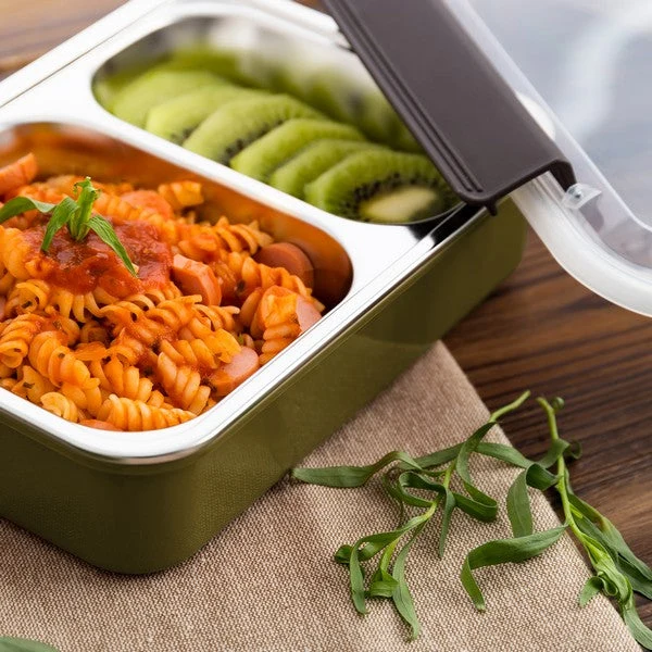 Lunch box Quid GO XTREM Stainless steel (22,5 x 16 x 7 cm)