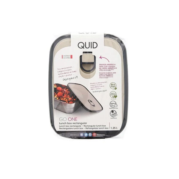 Lunch box Quid GO ONE Stainless steel