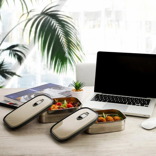 Lunch box Quid GO ONE Stainless steel