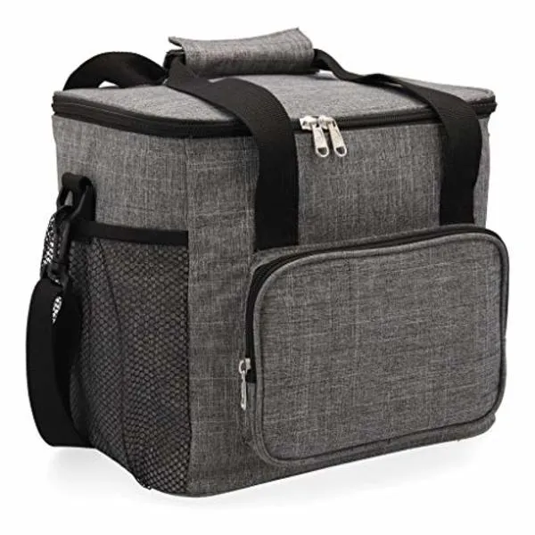 Lunch box Quid Go Metropoli Textile 15 L (28 x 22 x 26 cm)