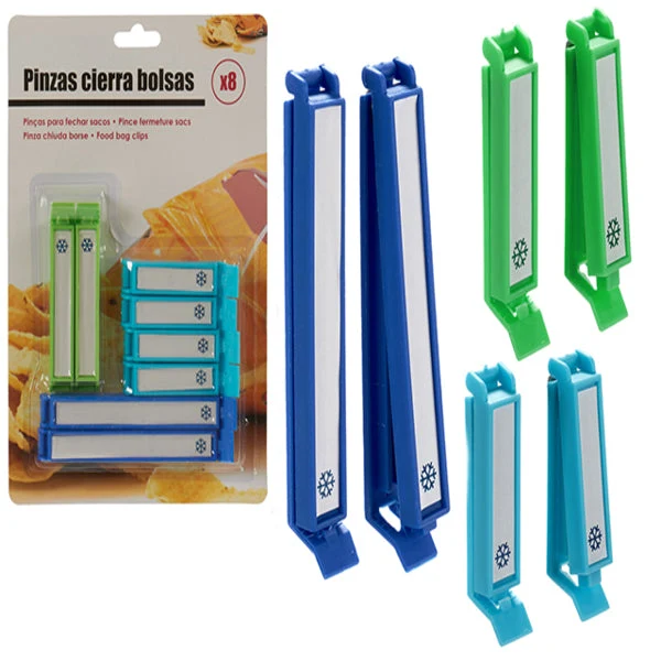 Bag Closing Clips (8 Pieces)