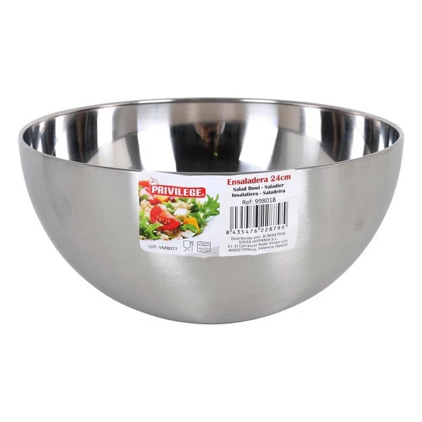 Salad Bowl Privilege Aperitif Steel (24,1 x 11,7 cm)