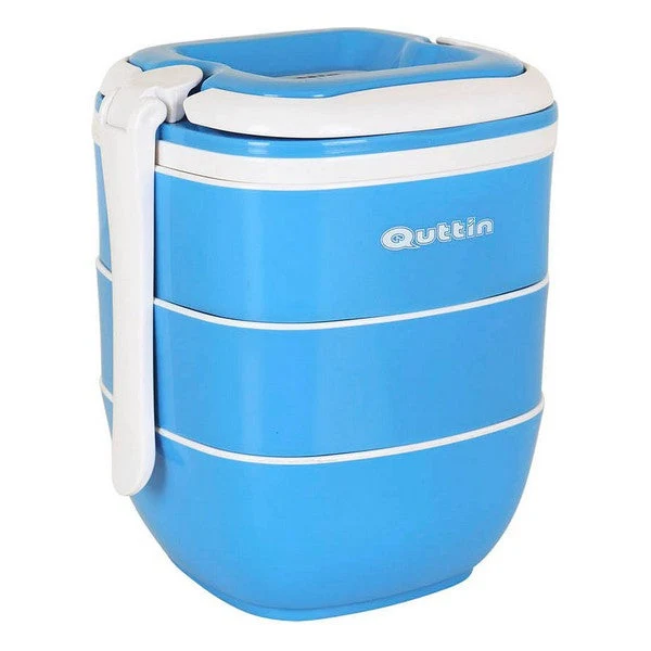Set of lunch boxes Quttin Stackable Thermal (3 uds) (16 x 14,5 x 18,5 cm)