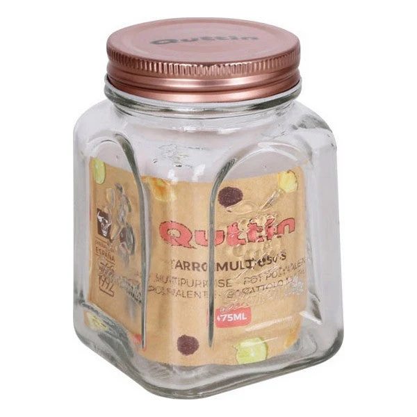 Transparent Glass Jar Quttin 475 ml