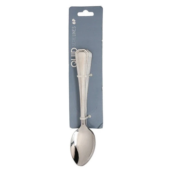 Set of Spoons Quid Lines (6 pcs) Stainless steel