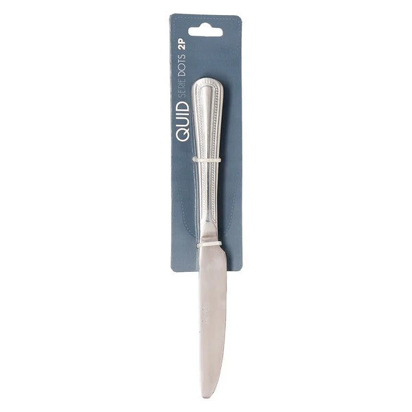 Set of Dessert Knives Quid Dots (2 pcs) Stainless steel