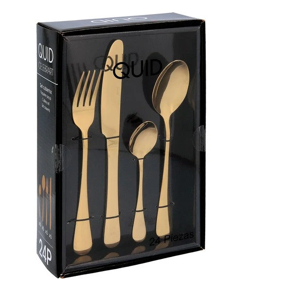 Cutlery set Quid Celebrant (24 pcs) Stainless steel