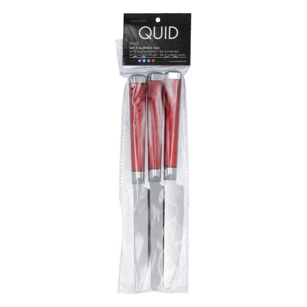 Knife Set Quid Stylo (3 pcs) Stainless steel