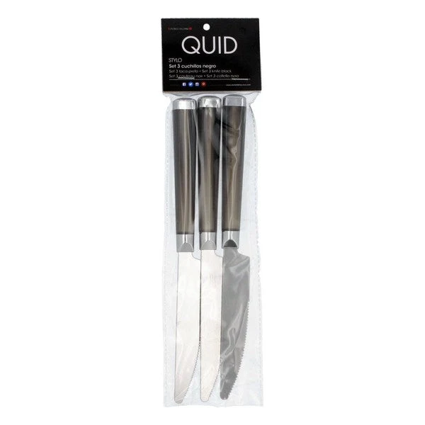 Knife Set Quid Stylo (3 pcs) Stainless steel