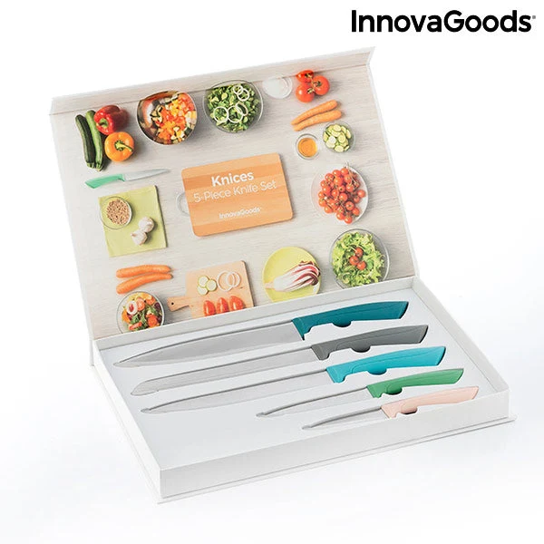 Knife Set Knices InnovaGoods 5 Pieces