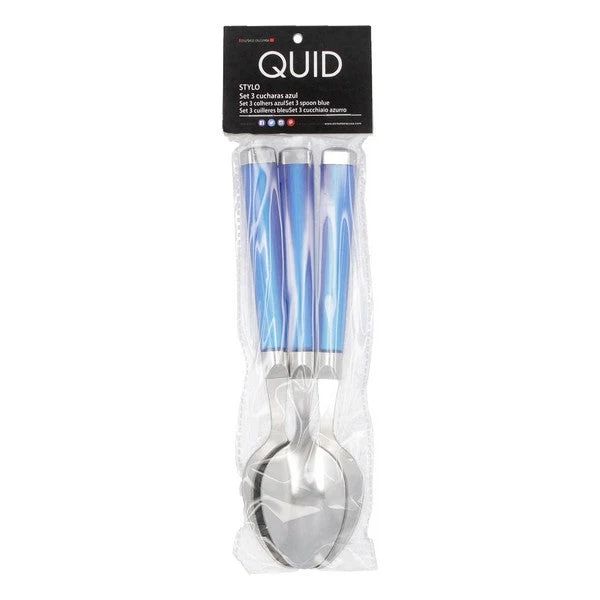 Set of Spoons Quid Stylo (3 pcs) Stainless steel