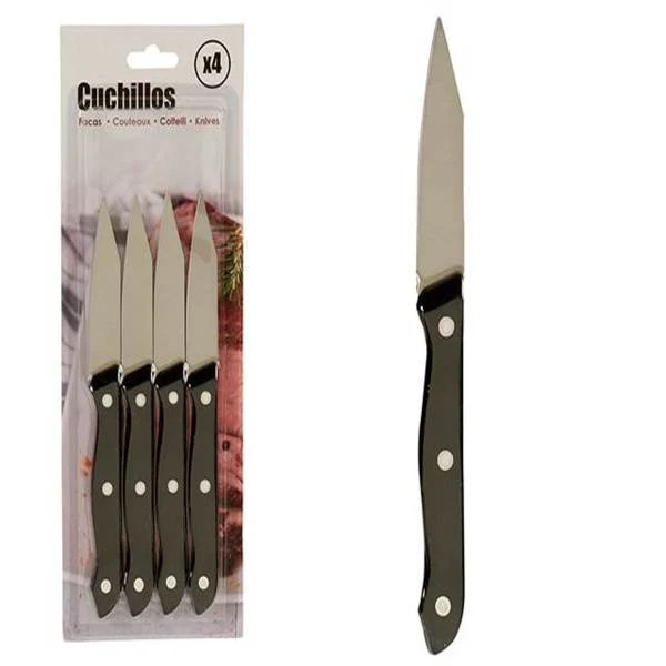 Peeler Knife Metal Plastic (4 pcs) (1,5 x 28 x 11 cm)