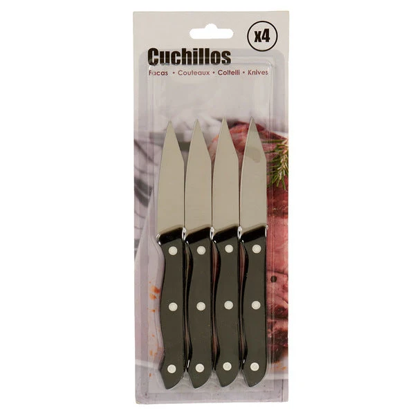Peeler Knife Metal Plastic (4 pcs) (1,5 x 28 x 11 cm)