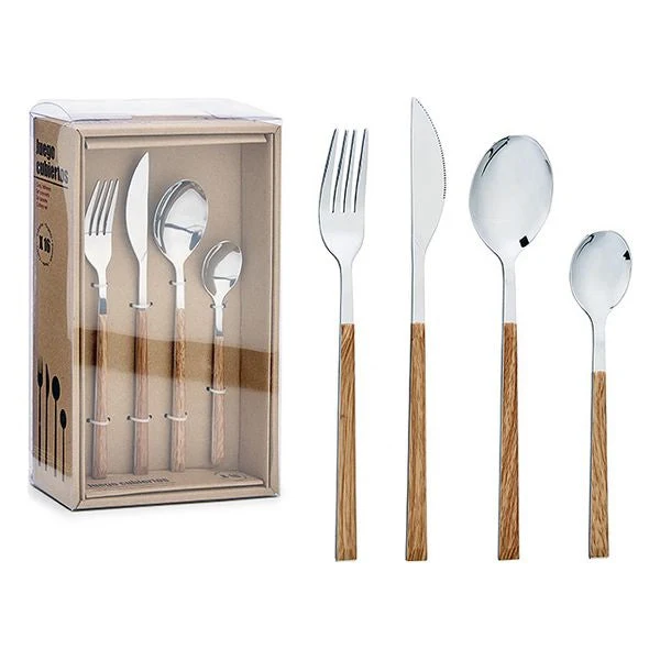 Pieces of Cutlery Wood (7 x 26,5 x 16,5 cm) (16 pcs)