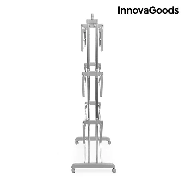 InnovaGoods Folding Rack with Wheels (18 Bars)