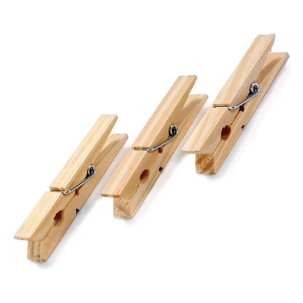 Clothes Pegs Wood (24 Pieces)