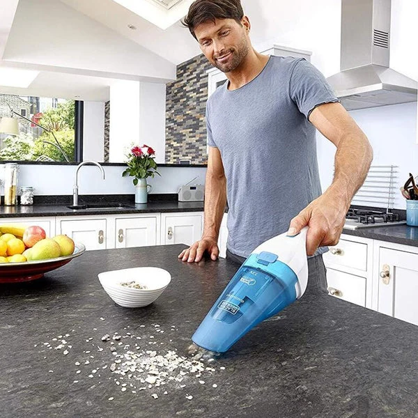 Cyclonic Hand-held Vacuum Cleaner Black & Decker WDC115WA 0,38 L 65 dB 7W White Blue
