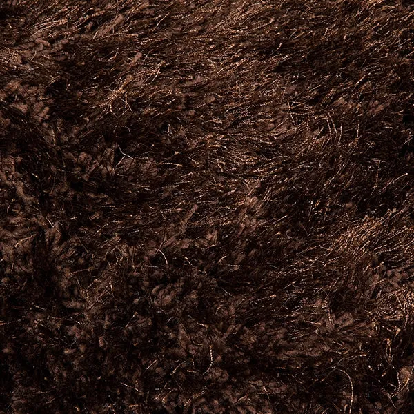 Carpet (170 x 240 x 8 cm) Polyester Silk Brown