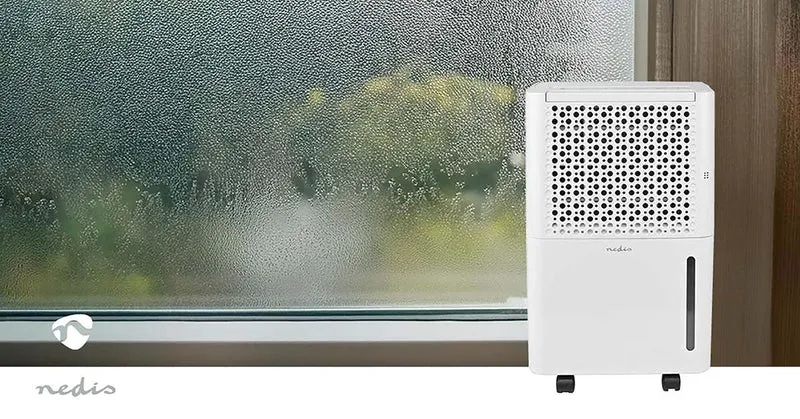 Luchtontvochtiger 10 l/Dag - Ontvochtiging / Automatisch / Was drogen / Ventilatie - Ja