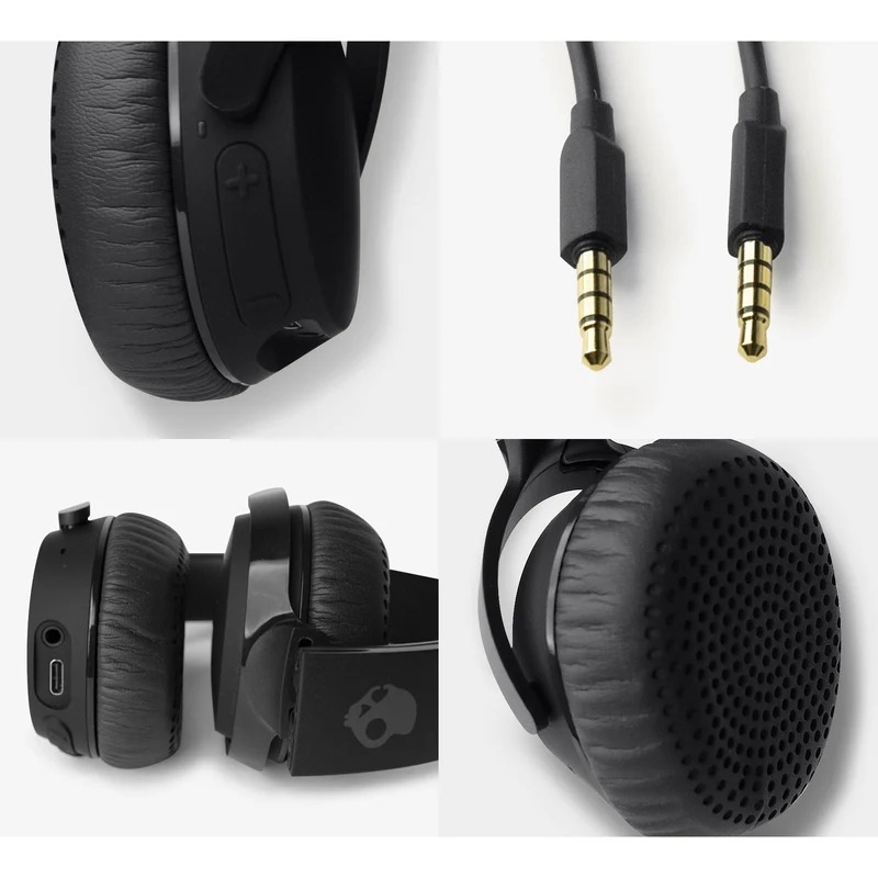 Casque supra-auriculaire sans fil, Skullcandy Hesh Riff 2 S5PRW-P740 - Noir