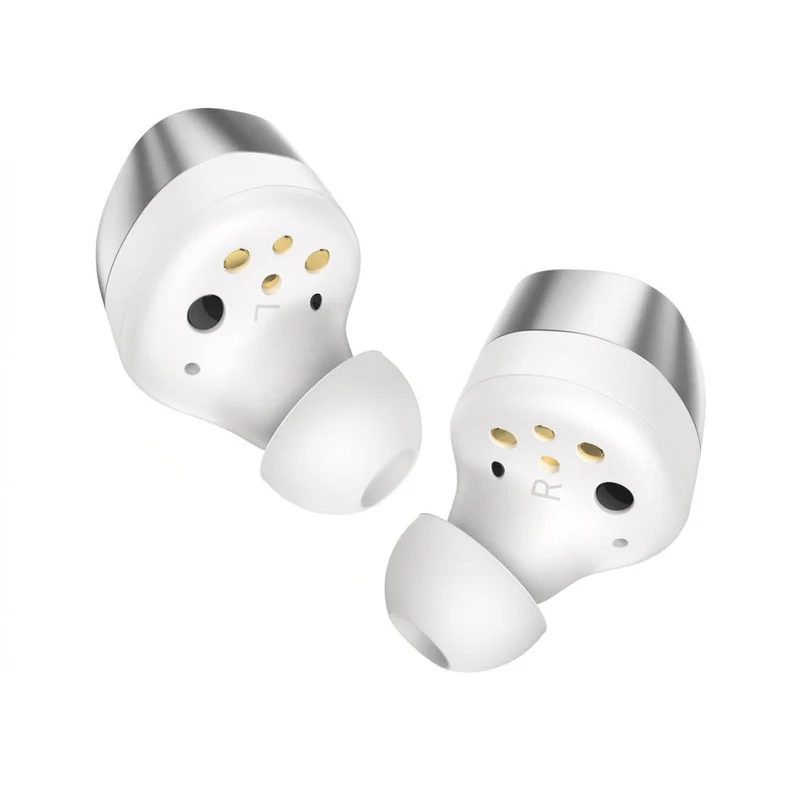 Écouteurs Boutton Momentum sans fil à réduction de bruit. Sennheiser MTW4-WS - Argent