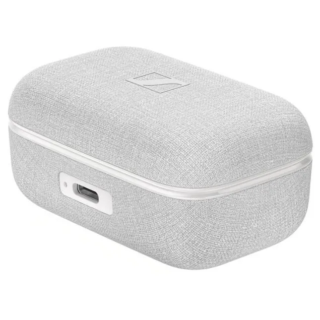 Écouteurs Boutton Momentum sans fil à réduction de bruit. Sennheiser MTW4-WS - Argent
