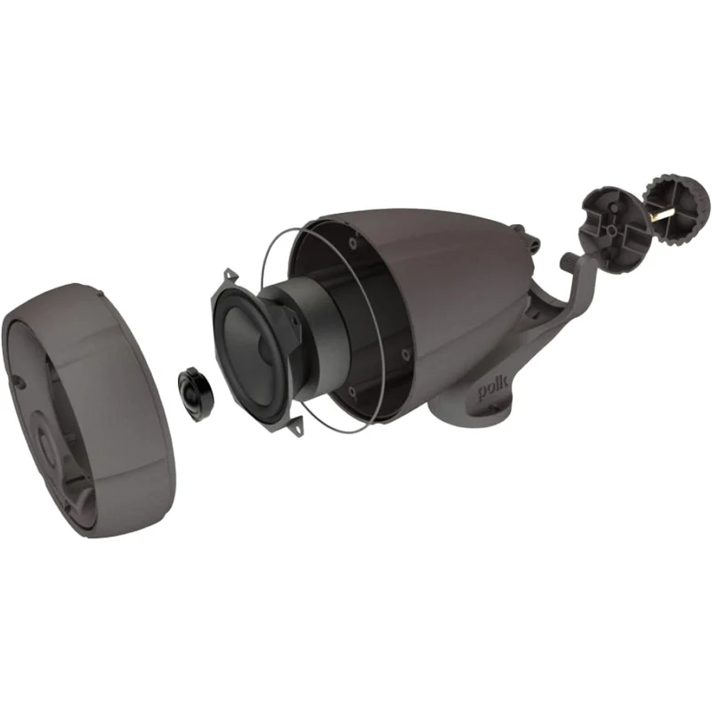 Enceintes d'extérieur 125W, Polk ATRIUMSAT300-BK - Noir - Chaque