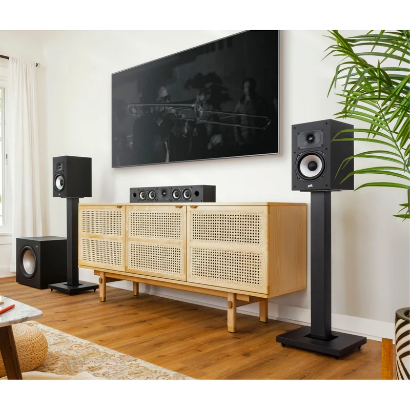 Enceinte bibliothèque 100W, Polk MXT20 Noir- PAIRE
