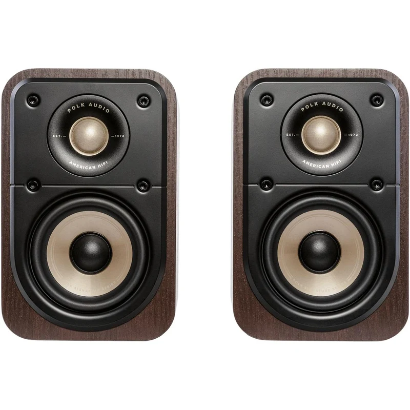 Enceinte bibliothèque Signature Elite 100W, Polk ES10 Brun - PAIRE