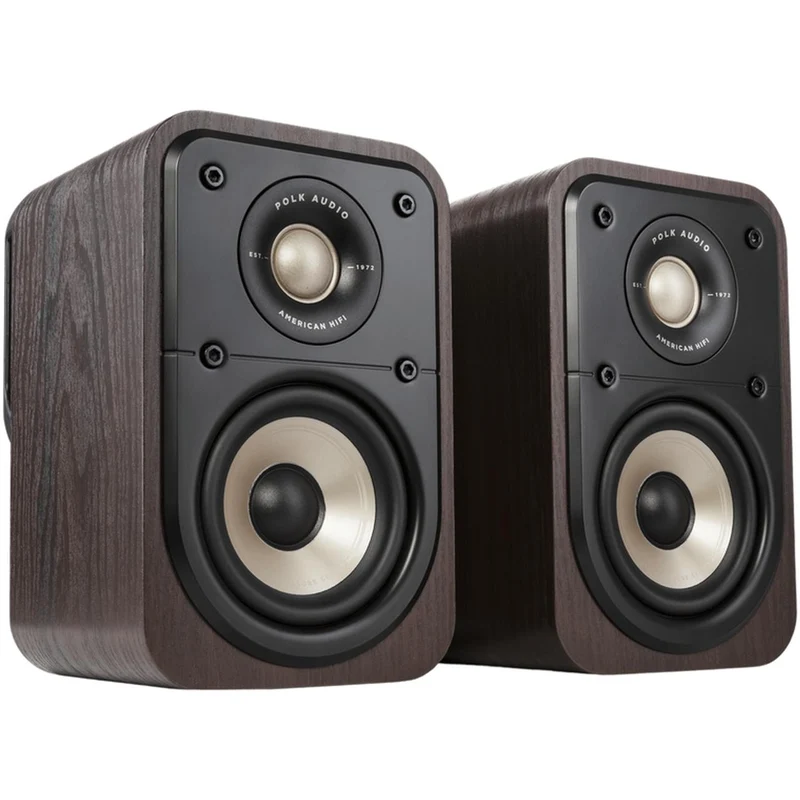 Enceinte bibliothèque Signature Elite 100W, Polk ES10 Brun - PAIRE