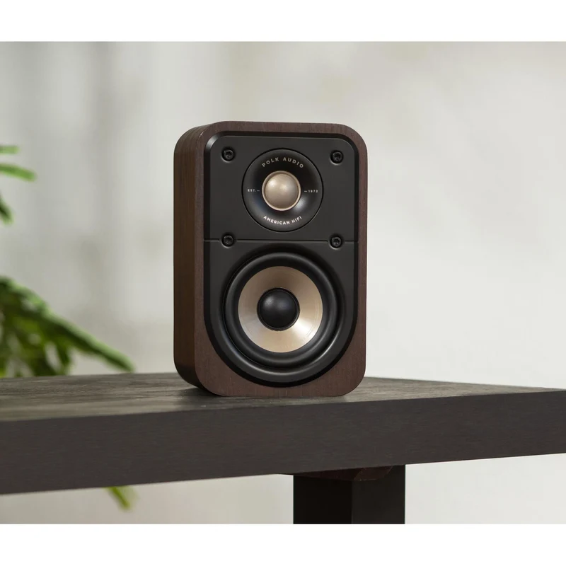 Enceinte bibliothèque Signature Elite 100W, Polk ES10 Brun - PAIRE