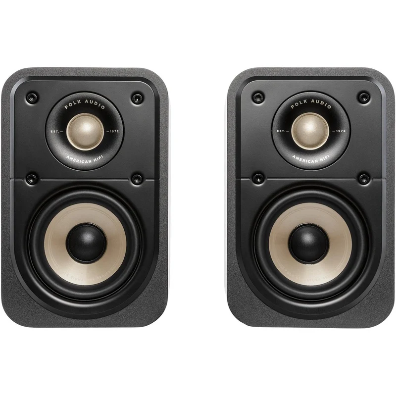 Enceinte bibliothèque Signature Elite 100W, Polk ES10 Noir- PAIRE