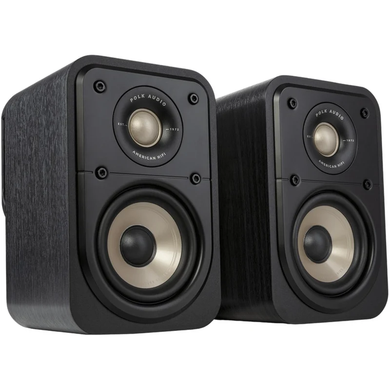 Enceinte bibliothèque Signature Elite 100W, Polk ES10 Noir- PAIRE