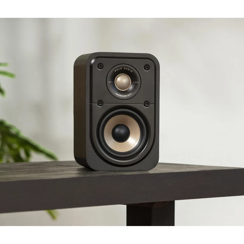 Enceinte bibliothèque Signature Elite 100W, Polk ES10 Noir- PAIRE