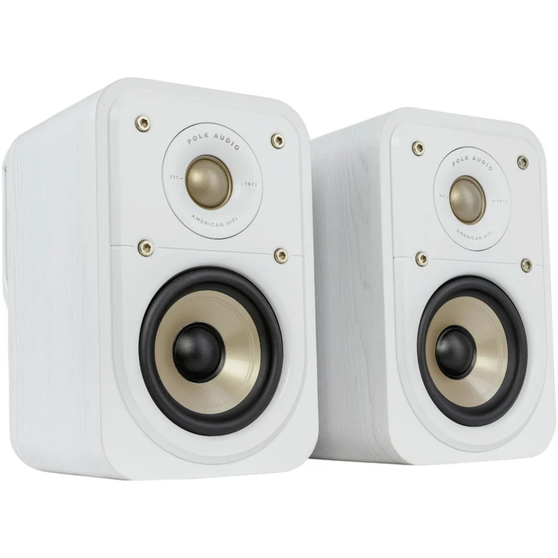 Enceinte bibliothèque Signature Elite 100W, Polk ES10 Blanc - PAIRE